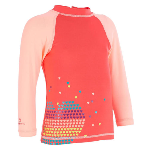 





UV Protection Baby Long-Sleeved Heart Top - Pink