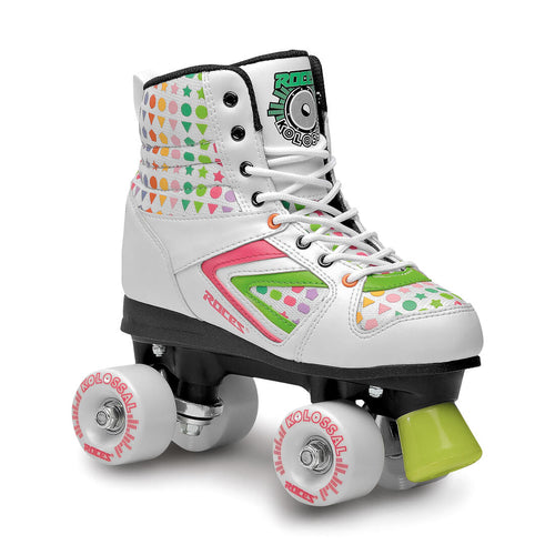 





Kolossal Fitness Roller Skates - White/Green/Pink