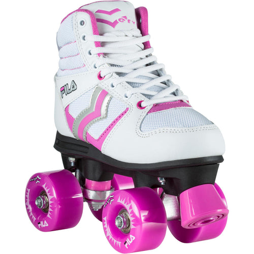 





Verve Kids' Quad Roller Skates - White/Pink