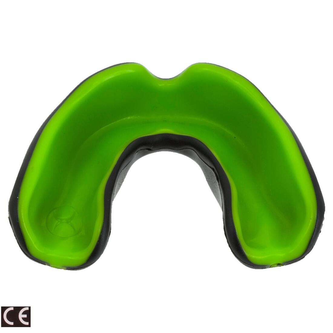Adult Rugby Mouthguard Virtuo - Black/Green