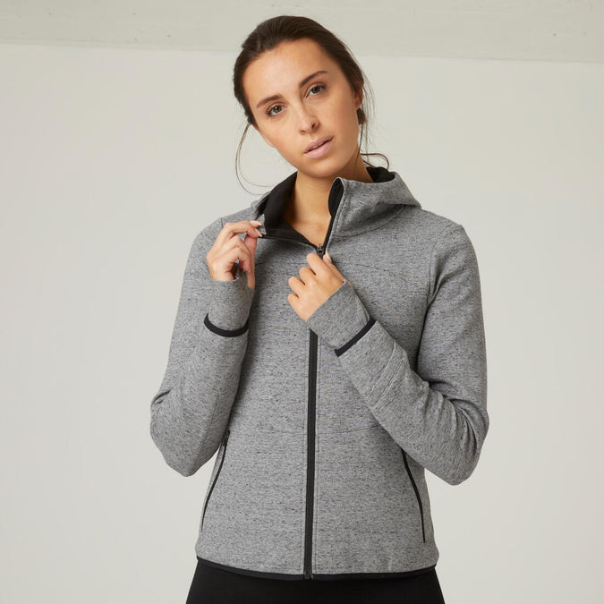 





Women's Fitness Zipped Hoodie 500 - Spacer, photo 1 of 7