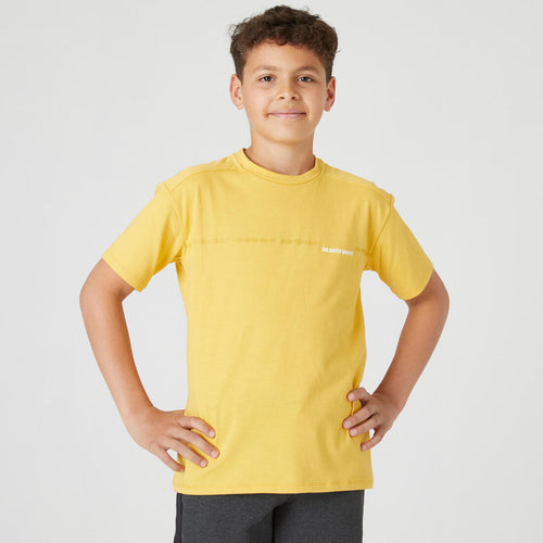 





Kids' Breathable Cotton T-Shirt 500