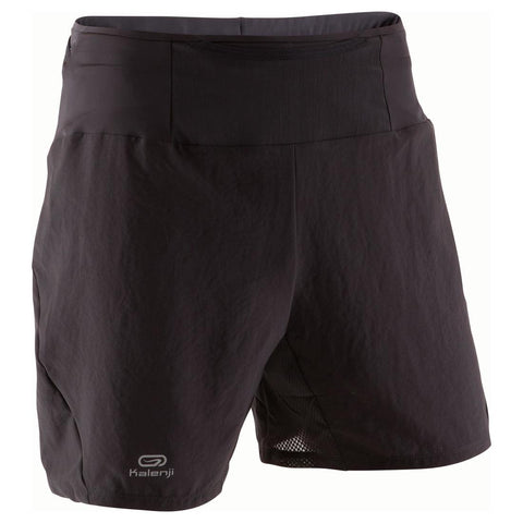 





Men's Trail Running Baggy Shorts - Black/Grey