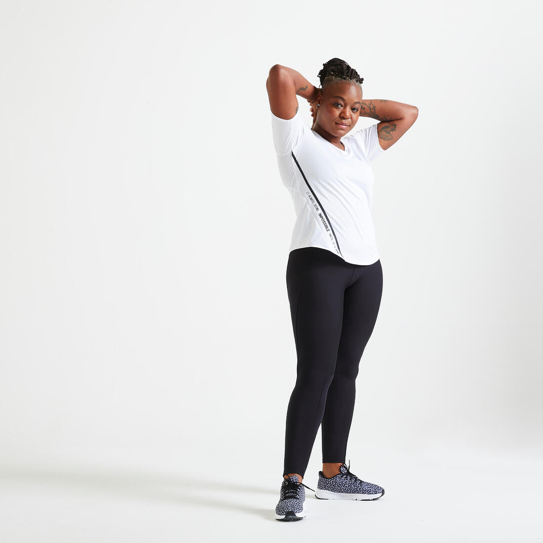 Women's Fitted Fitness Cardio T-Shirt