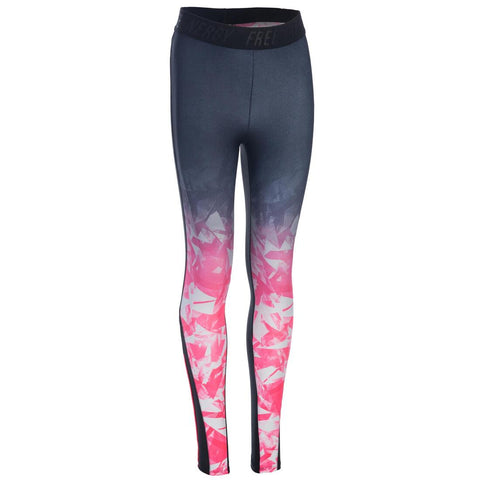 





S900 Girls' Gym Leggings - Ombré Black/Pink