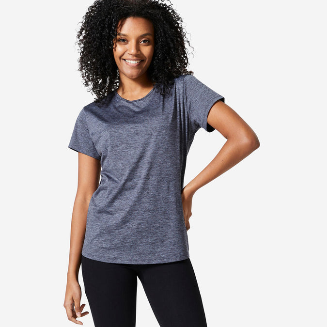 





Women's Short-Sleeved Cardio Fitness T-Shirt, photo 1 of 5