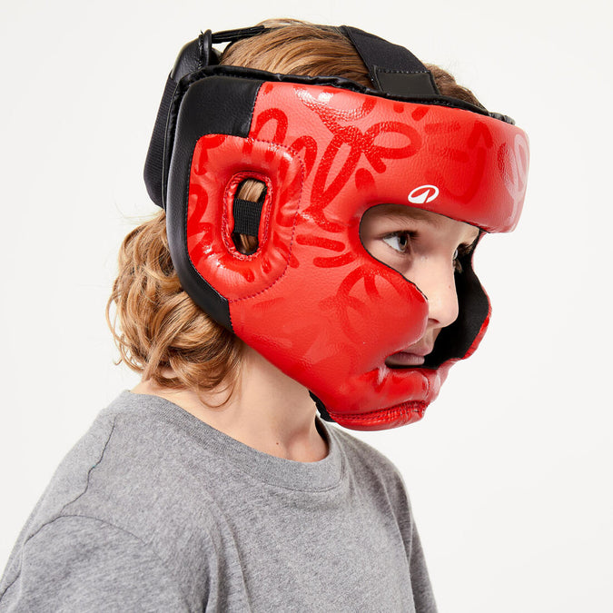 





Kids' Boxing Full Face Headguard - Red, photo 1 of 5