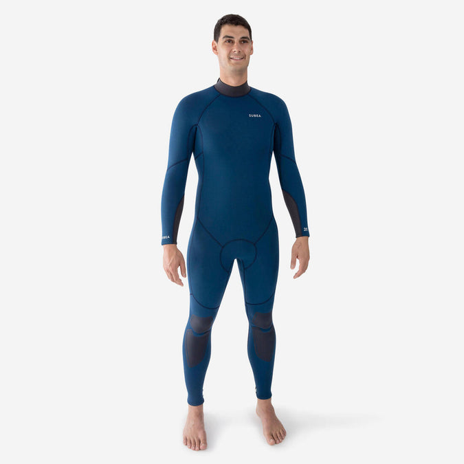 





Men's diving wetsuit 3 mm neoprene SCD 500 turquin blue, photo 1 of 8