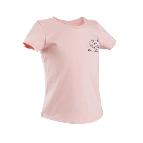 





Kids' Unisex Cotton Multisport T-Shirt - Coral