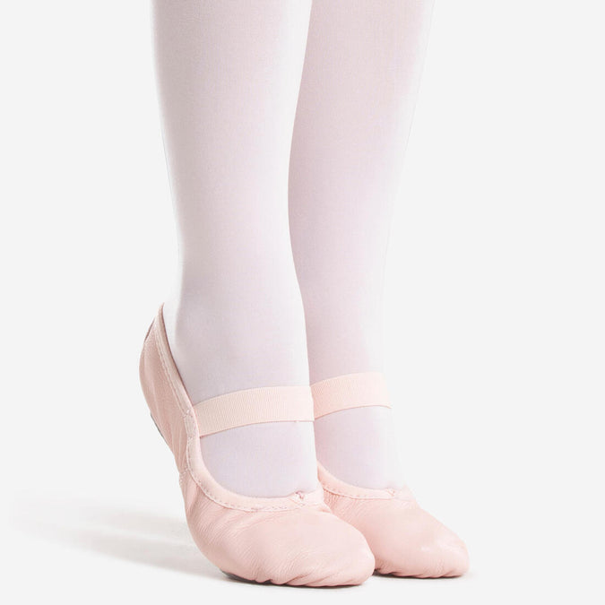 





Beginner Ballet Full Sole Leather Demi-Pointe Shoes - Pink, photo 1 of 4