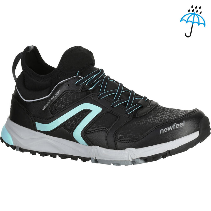 





NW 580 FLEX-H WATERPROOF WOMEN'S NORDIC WALKING SHOES - BLACK/BLUE, photo 1 of 9