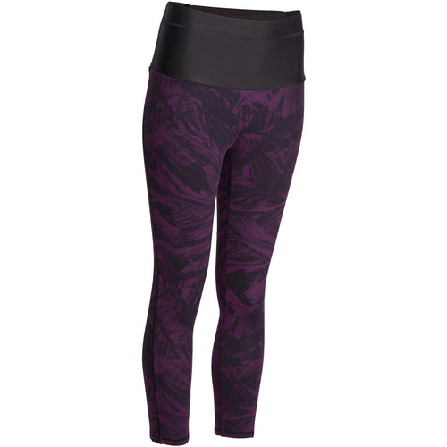 





Shape+ Women's Fitness 7/8 Leggings - Purple Print