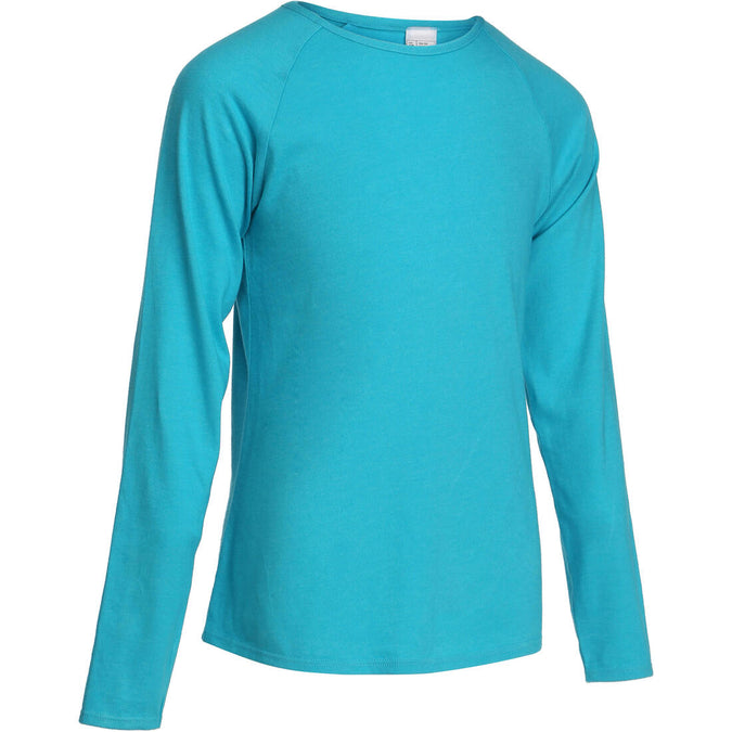 





Girls' Gym Long-sleeved T-shirt - Blue, photo 1 of 8