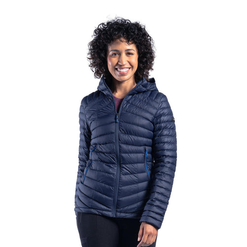 





Women's Mountain Trekking Hooded Down Jacket - MT100 -5 °C