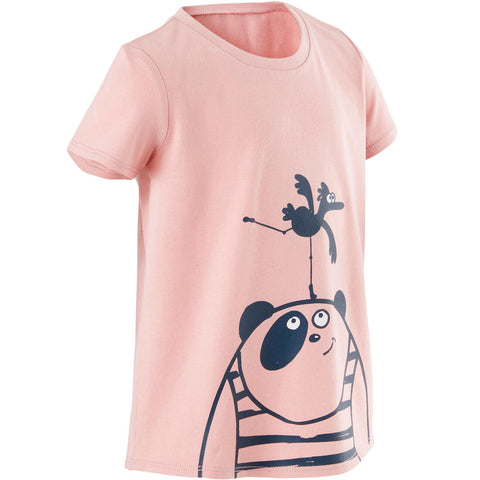 





Kids' Unisex Cotton Multisport T-Shirt - Coral