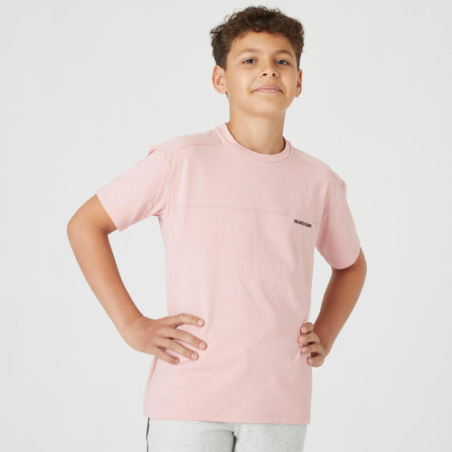 





Kids' Breathable Cotton T-Shirt 500