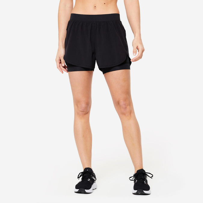 





Women's 2-in-1 Anti-Chafing Fitness Cardio Shorts, photo 1 of 5