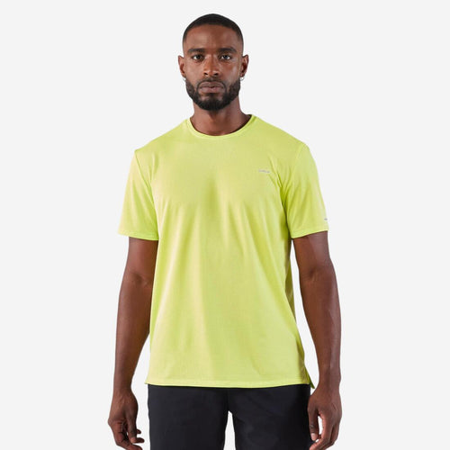 





Men's Running Breathable T-shirt KIPRUN Run 500 Dry-yellow lemon