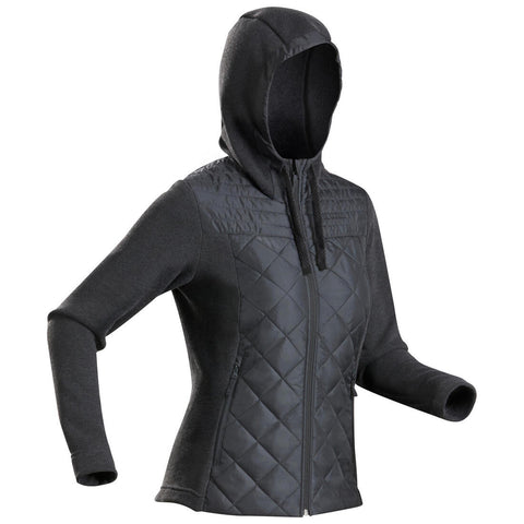 





Women’s Hiking Hooded Sweatshirt - NH100 Hybrid