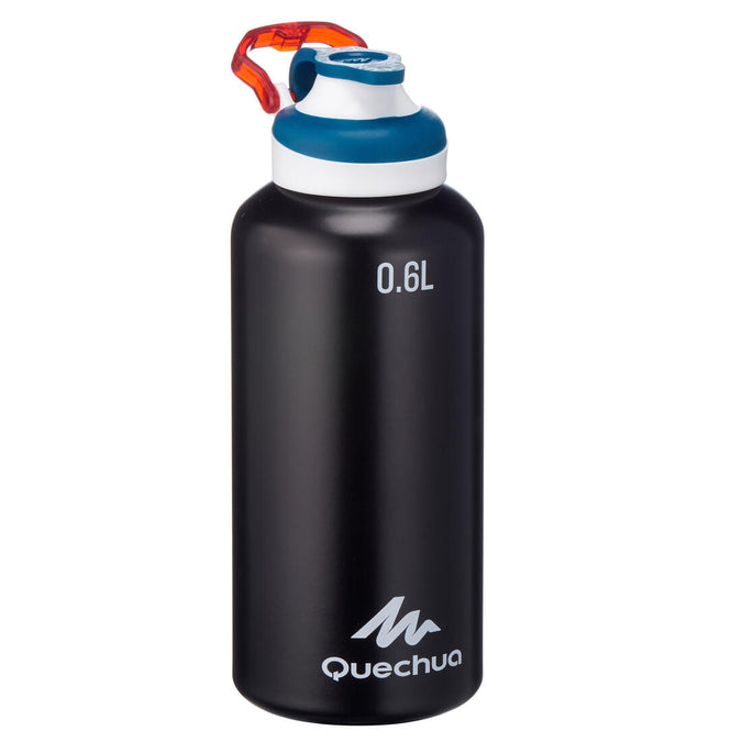 





500 Aluminium Hiking Flask With Quick-Open Cap - 0.6 Litre, Black, photo 1 of 7