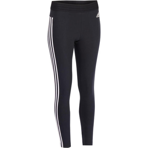 





500 Women's Slim-Fit Stretching Leggings - Black/White