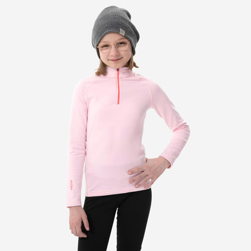 





Kids’ ski base layer top 500 1/2 Zip