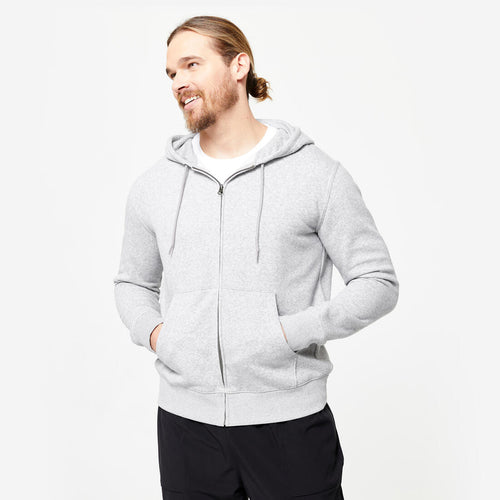 





Men's Zip-Up Fitness Hoodie 100