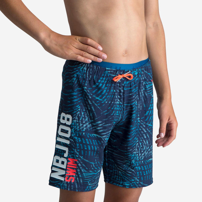 





Boys' long swimming swim shorts 100 - tex, photo 1 of 4