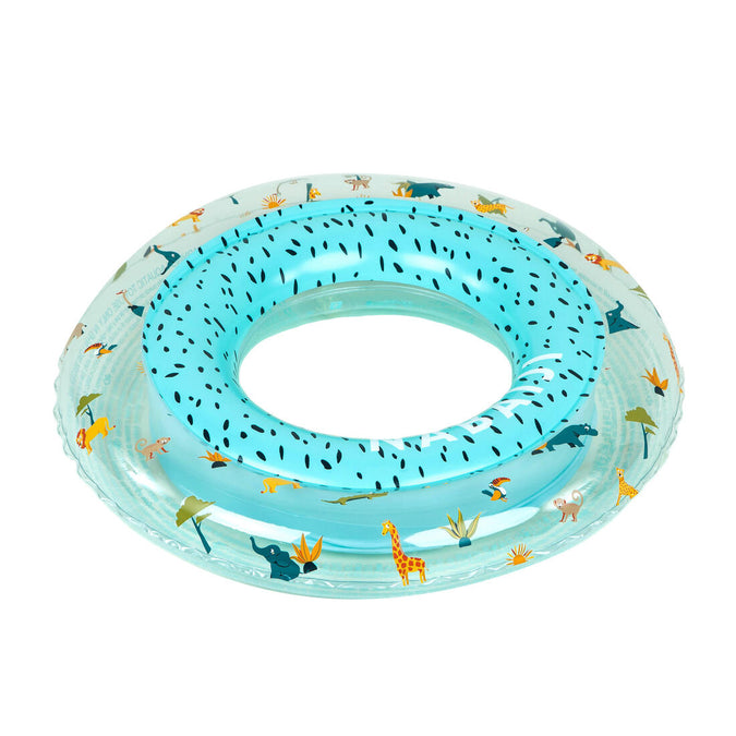 





Swimming inflatable 51 cm pool ring for kids aged 3-6 - Green 