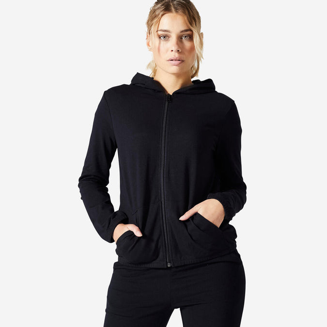 





Women's Fitness Zip-Up Sweatshirt 100, photo 1 of 5