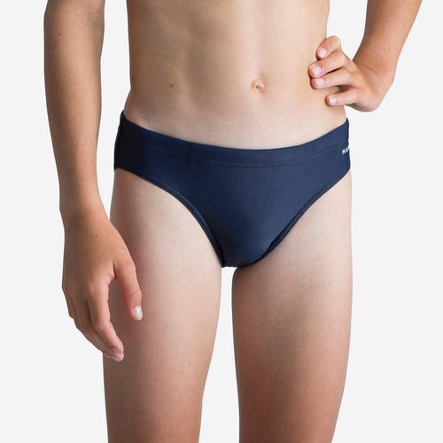 





Boys' Swimming Swim Trunks 100 Basic - Navy Blue