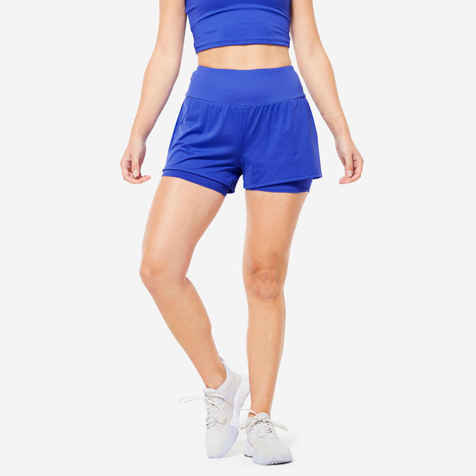





2-in-1 Anti-Chafing Fitness Short Shorts - Blue, photo 1 of 5