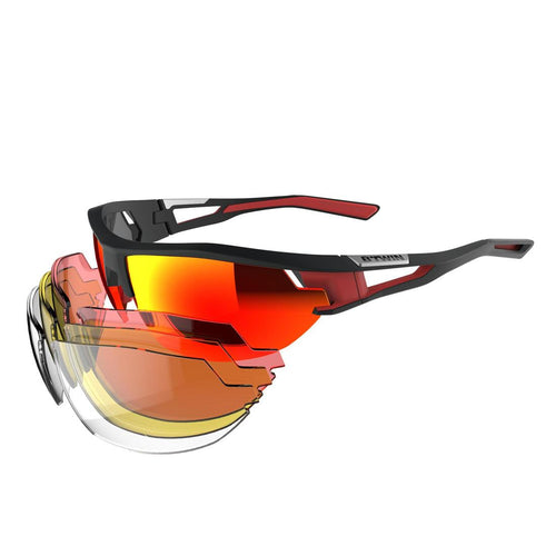 





MOAB sunglasses cycling & running adult black & red interchangeable lenses