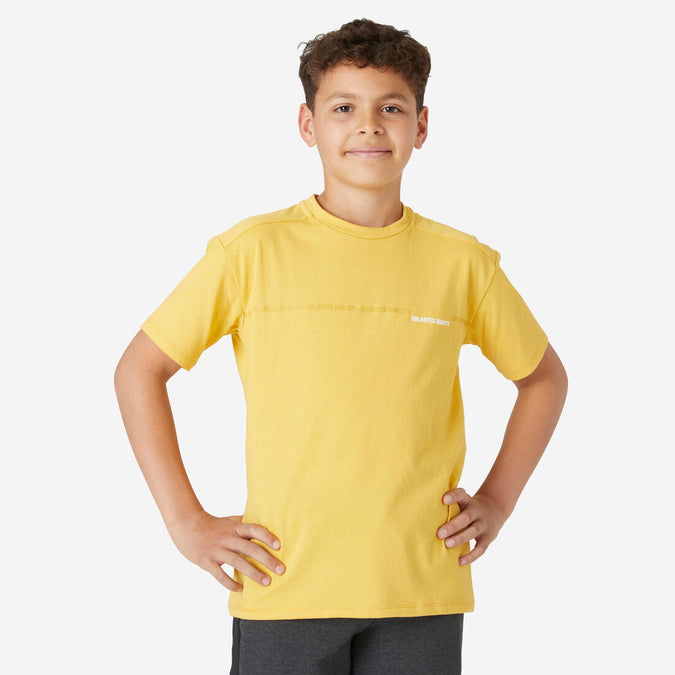 





Kids' Breathable Cotton T-Shirt 500, photo 1 of 4