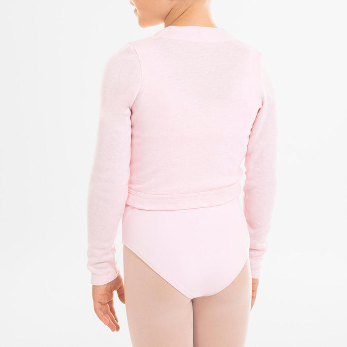 Girls ballet wrap sweater best sale