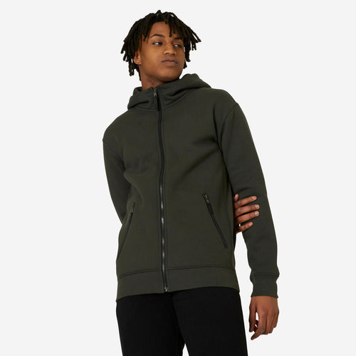 





Men's Zip-Up Fitness Hoodie 520 - Khaki