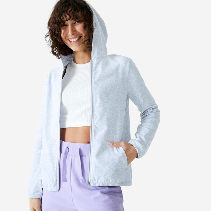 





Women's Fitness Zip-Up Sweatshirt 100, photo 1 of 5