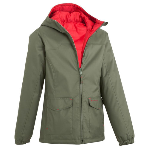 





Arpenaz 400 Warm Reversible Girls' Jacket Khaki