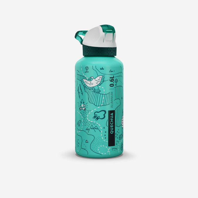 





0.6L kids’ alum. water flask 500 with instant cap, pipette & straw for hiking, photo 1 of 12