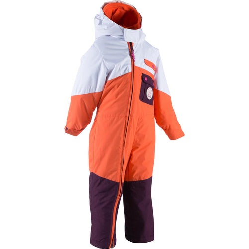 





Wedze Evoslide 3-in-1 Babies' Ski Suit - Orange/Burgundy