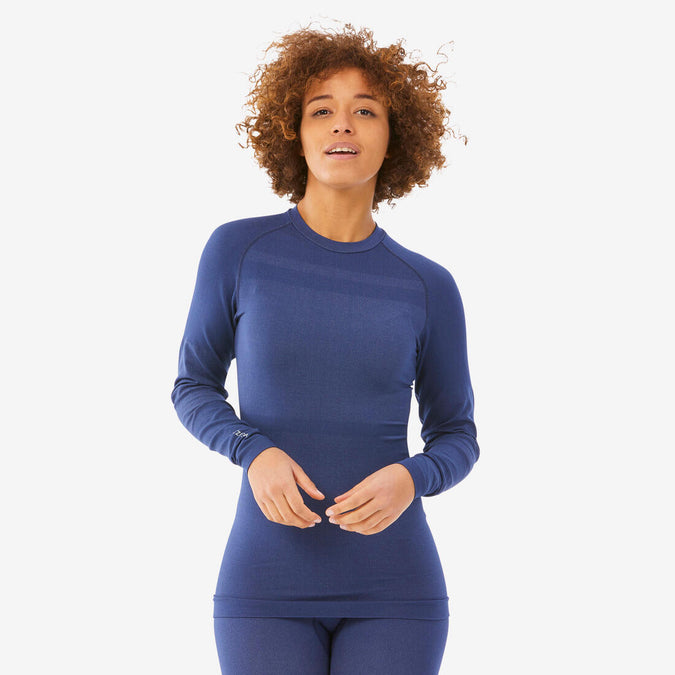 





Women’s Warm, Breathable Seamless Thermal Base Layer Ski Top - BL500 - Navy, photo 1 of 5