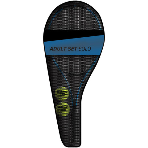 





Solo Adult Tennis Set - 1 Racket + 2 Balls + 1 Bag