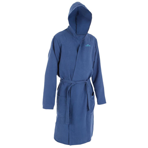 





Men's Microfibre Pool Bathrobe with Hood, Pockets and Belt