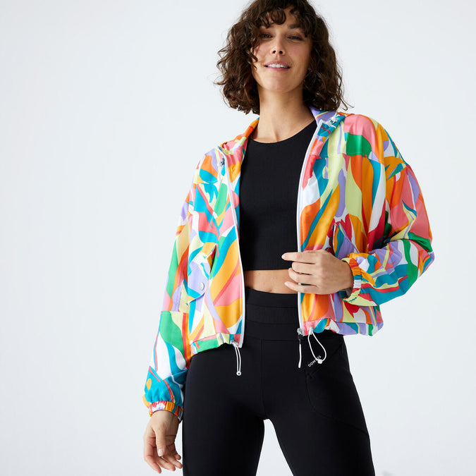 





Loose Hooded Fitness Jacket - Print, photo 1 of 5