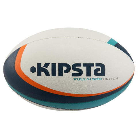 





Full H 500 Size 5 Rugby Ball - Turquoise/Orange