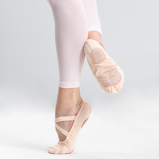 





Stretch Canvas Split-Sole Demi-Pointe Ballet Shoes Size 7 to 7.5 - Salmon, photo 1 of 4