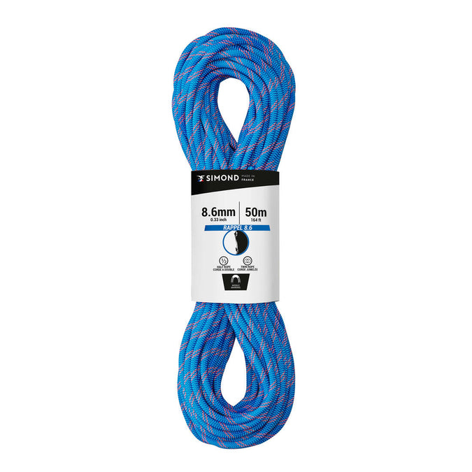 





Climbing and mountaineering half rope 8.6 mm x 50 m - RAPPEL 8.6, photo 1 of 6
