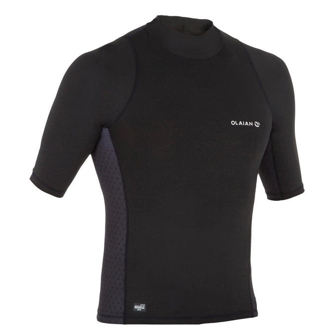 





500 men's short-sleeved UV-protection surfing T-Shirt - Black, photo 1 of 8