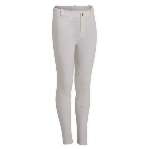 





Kids' Horse Riding Show Jodhpurs 100 - White