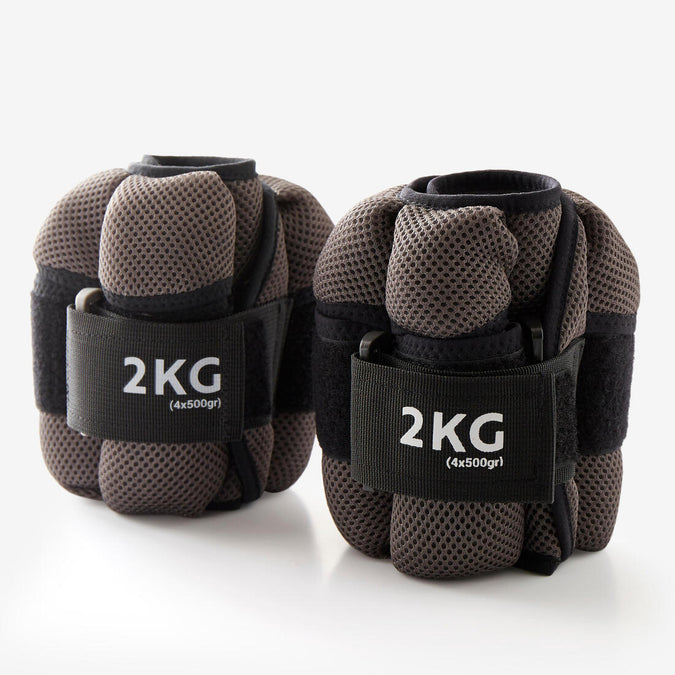 





2 kg Adjustable Wrist / Ankle Weights Twin-Pack - Grey, photo 1 of 8